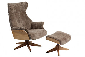 Einzelsessel Z22094-1 - drehbar, Hocker