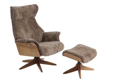 Einzelsessel Z22094-1 - drehbar, Hocker
