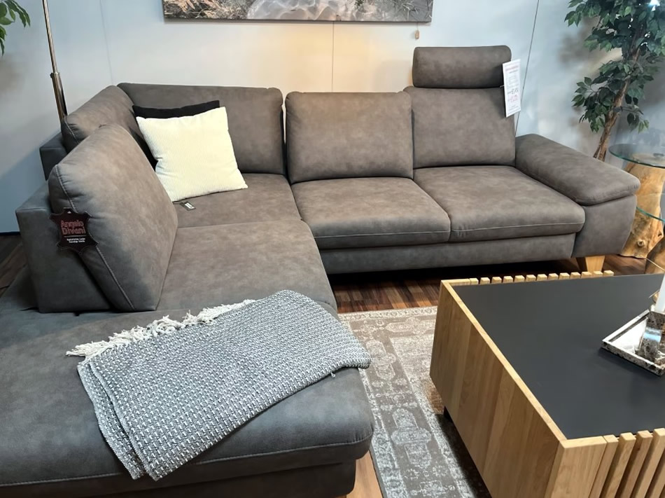 Wohnlandschaft Polsterecke Sofa mit Sitztiefenvers