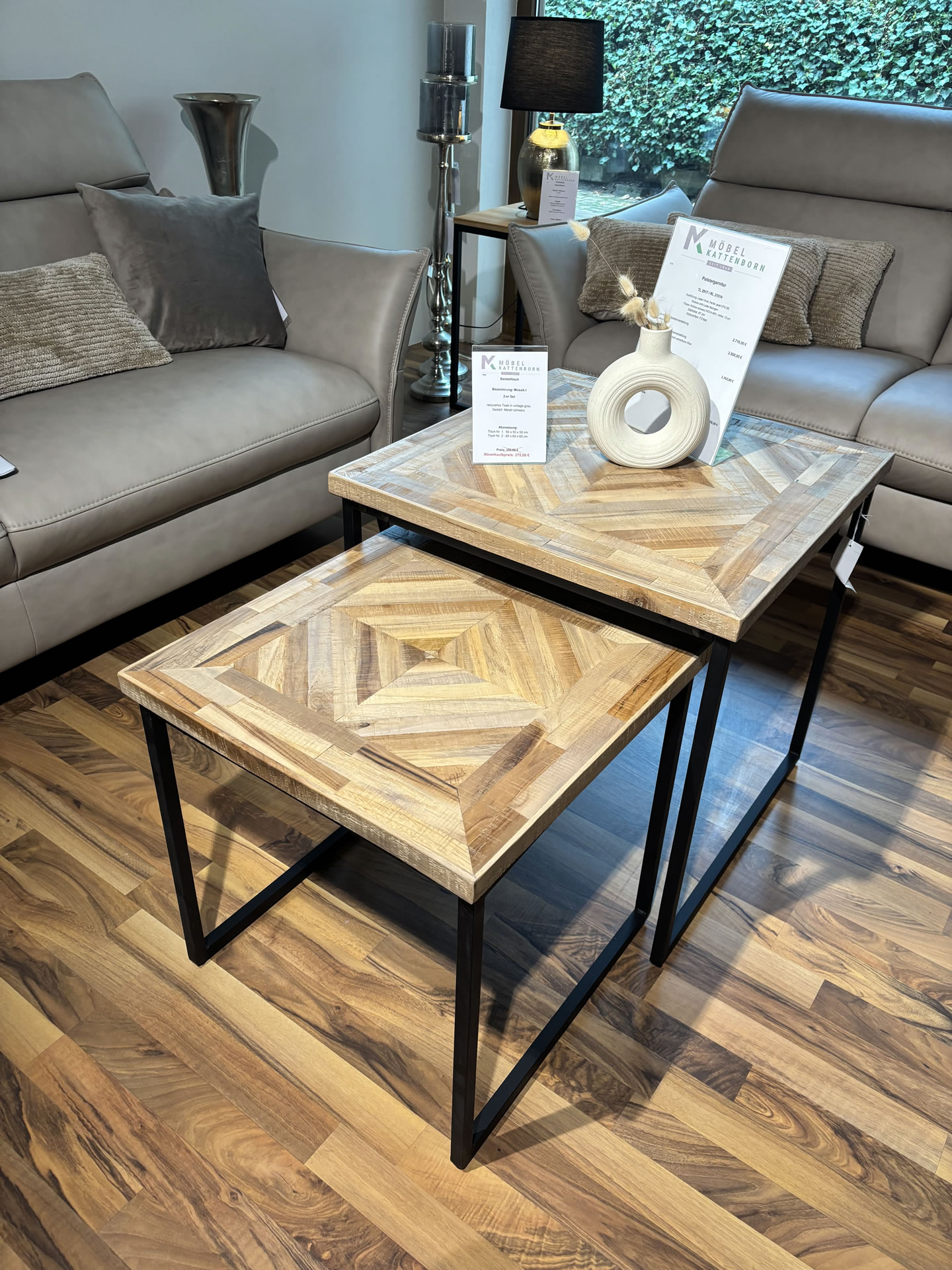 Beistelltische Mosaik 2-er Set