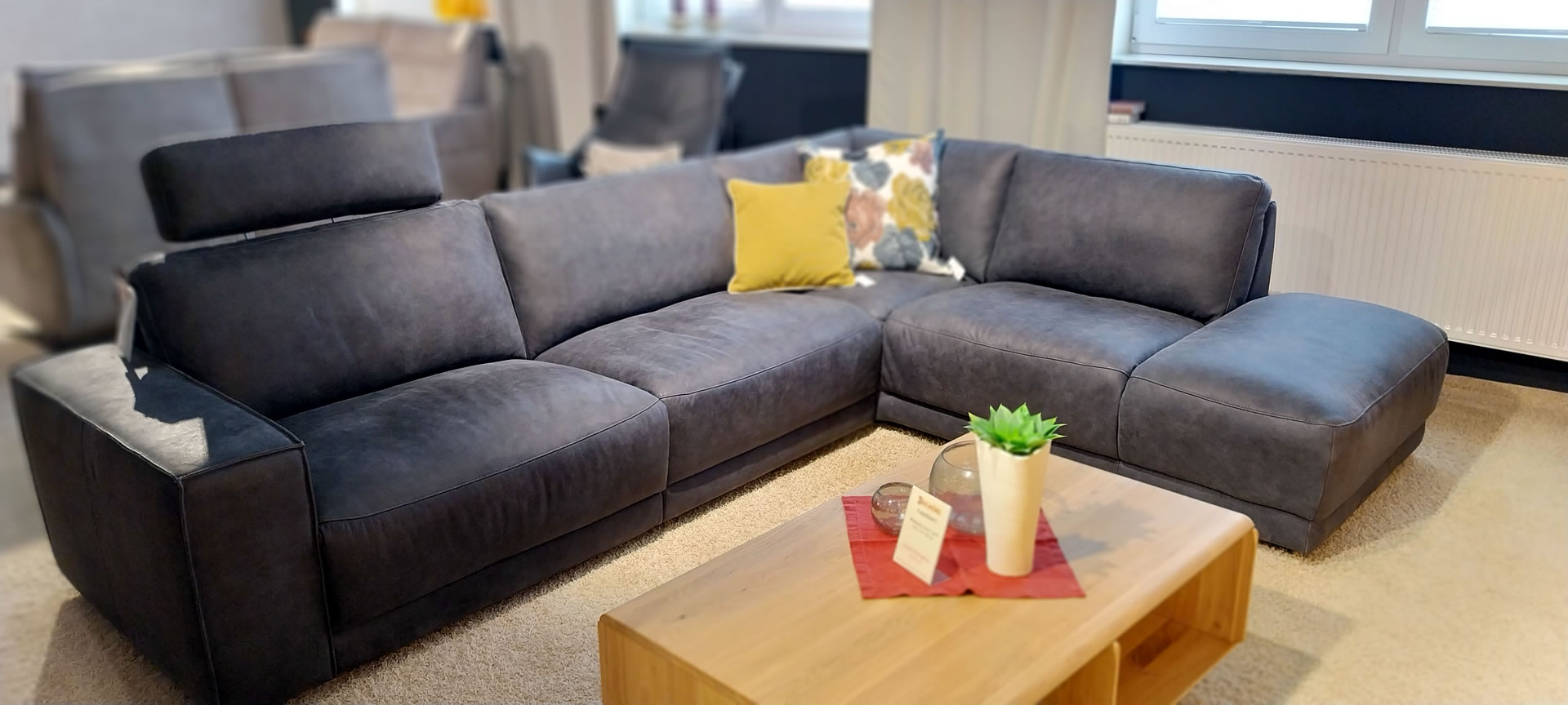 Polstergarnitur TL 2981 mit Motor. Relaxfunktion