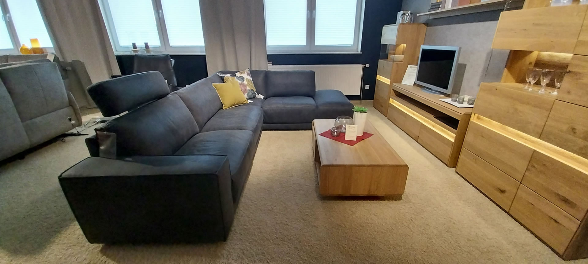 Polstergarnitur TL 2981 mit Motor. Relaxfunktion