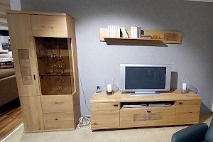 Wohnkombination TL 3309 Palma Balkeneiche massiv